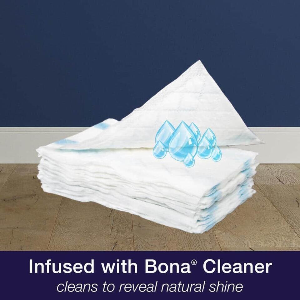 Disposable Wet Cleaning Pads for Hardwood Floors, Lavender Scented 12 Ct Lot