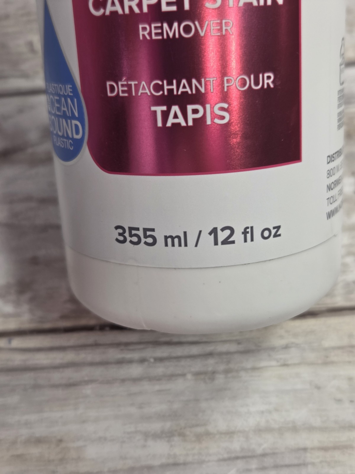 Norwex Carpet Stain Remover Refill New Sealed 12 oz 355 ml Made In USA
