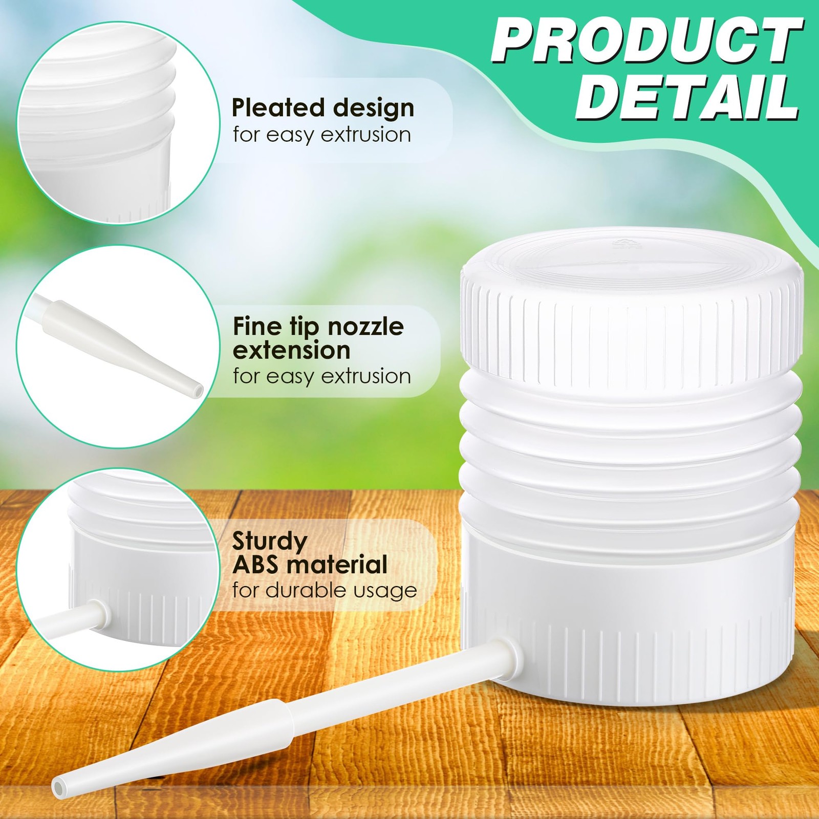 1 Pack Diatomaceous Earth Powder Duster, 6 Inch Refillable Handheld Dust Appl…