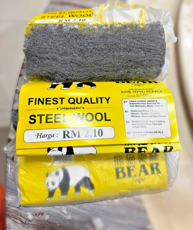 Finest Quality Steel Wool For Mutlipurpose Cleaning 40gm ± – 6 Packs