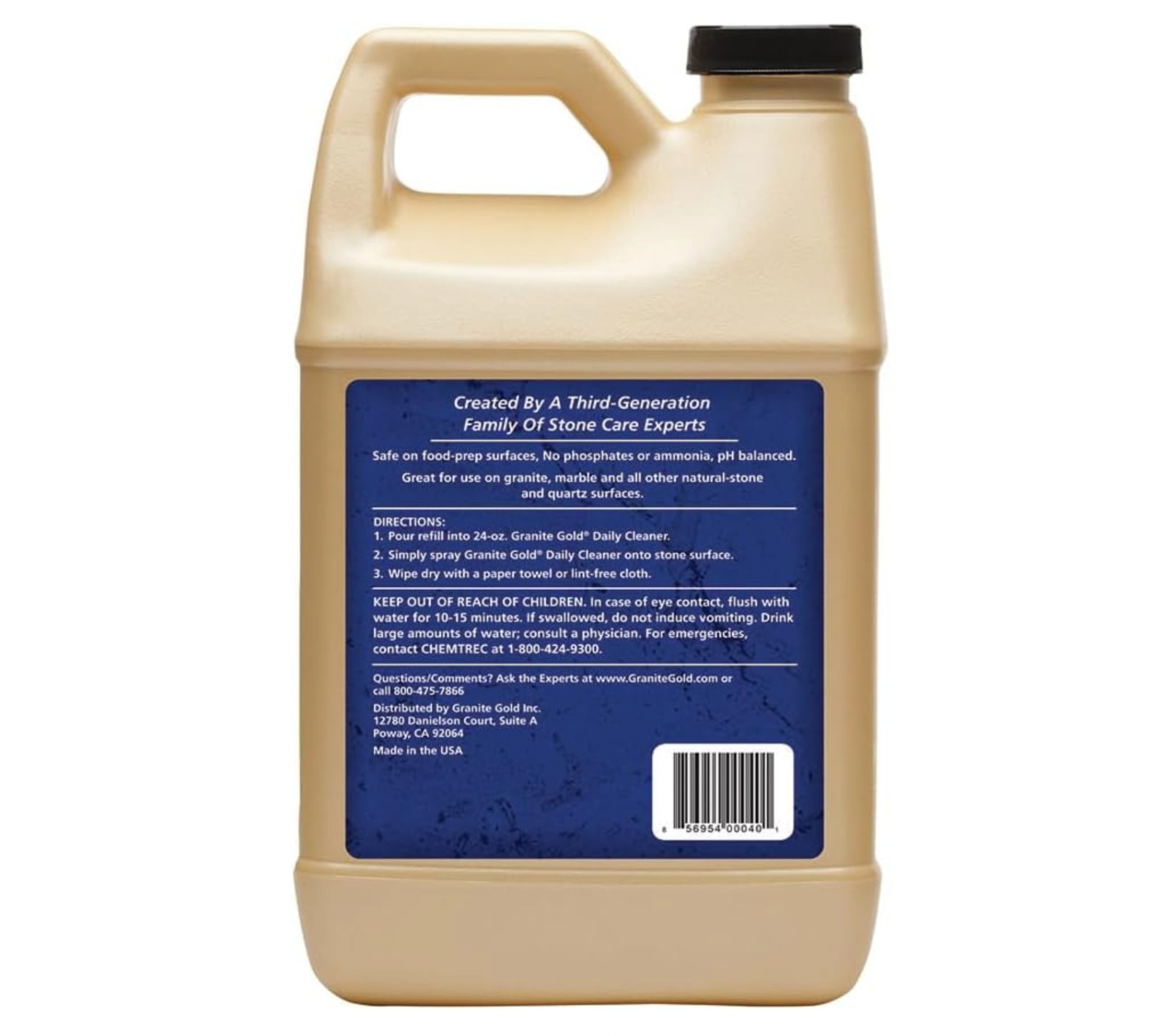 Granite Gold Citrus Scent Daily Cleaner Refill 64 oz. Liquid