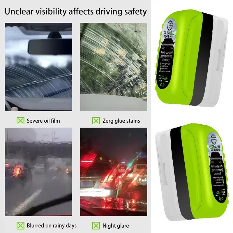 1/3/5PCS Car Oil Film Remover 150ml Windshield Cleaning Brush