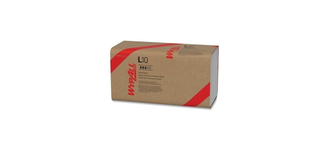 WypAll 01770 Dairy Towels 200 sheet 1 ply White