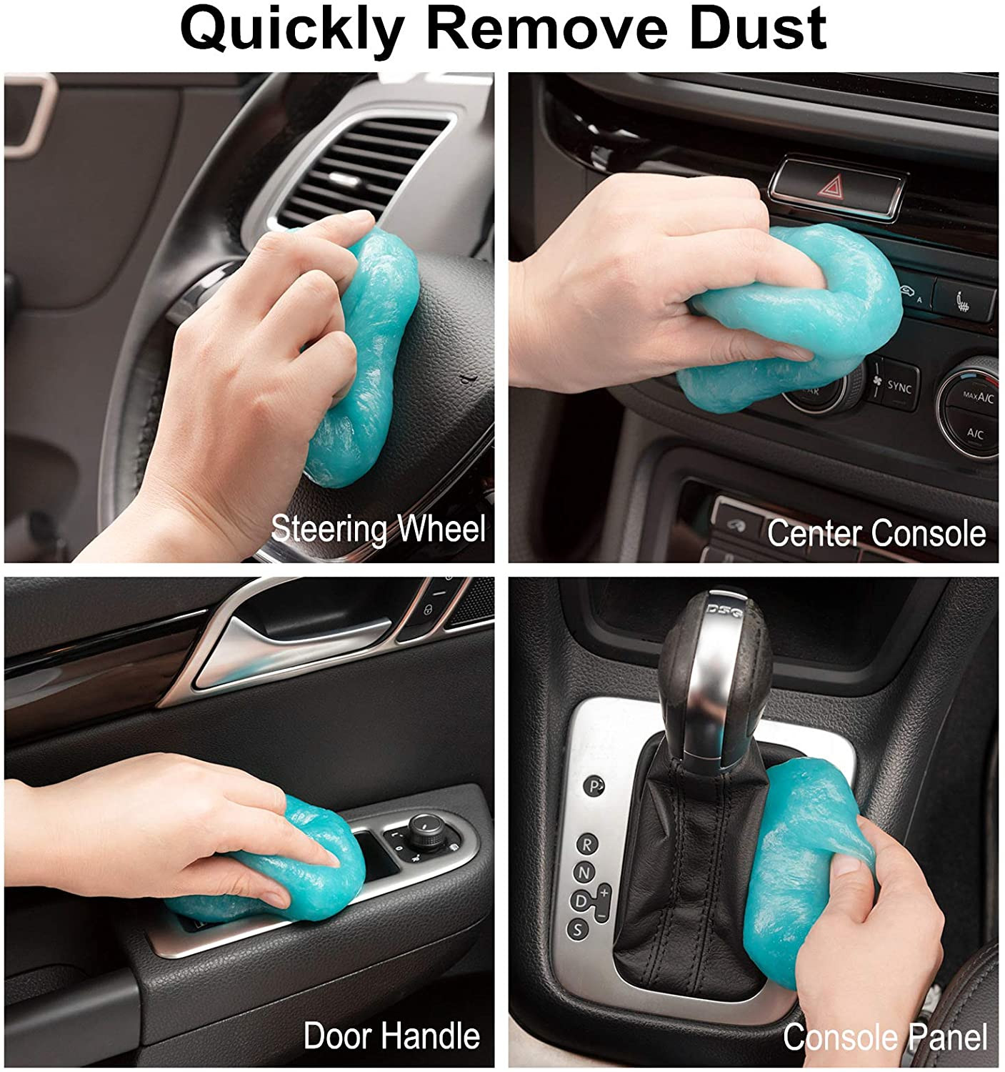 TICARVE 2Pack Cleaning Gel for Car Cleaning Putty Car Slime for Cleaning Car
