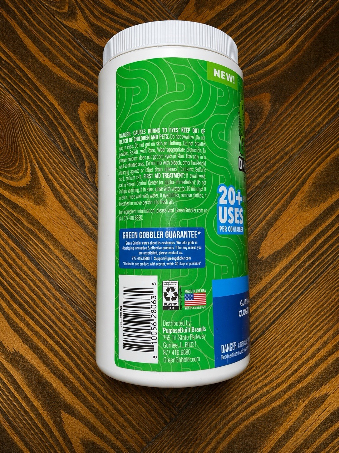 DRAIN CLOG REMOVER AND DRAIN OPENING/CLEANING POWDER 3.31 LBS FREE SHIPPING!