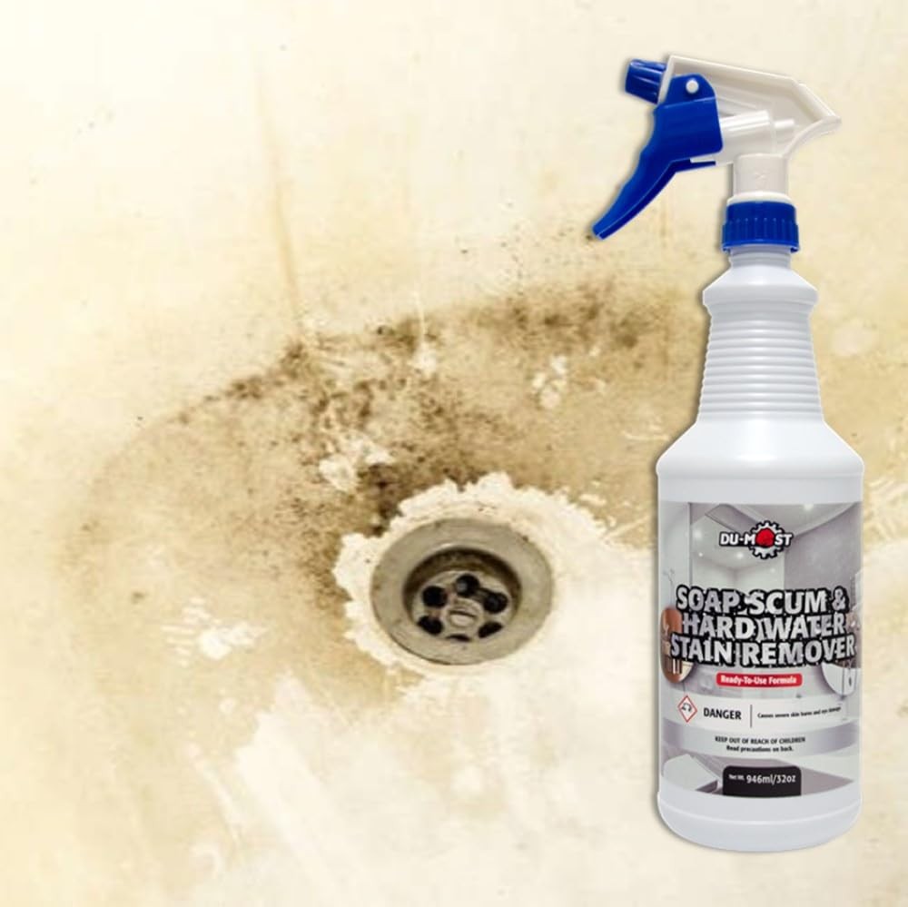 Soap Scum & Hard Water Stain Remover, High Foaming Acid Cleaner Removes Limes…