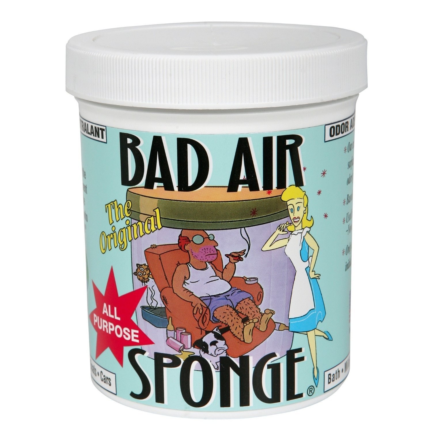 Odor Neutralizer Sponge – Absorbs & Eliminates Bad Smells – 14oz (Pack of 3)