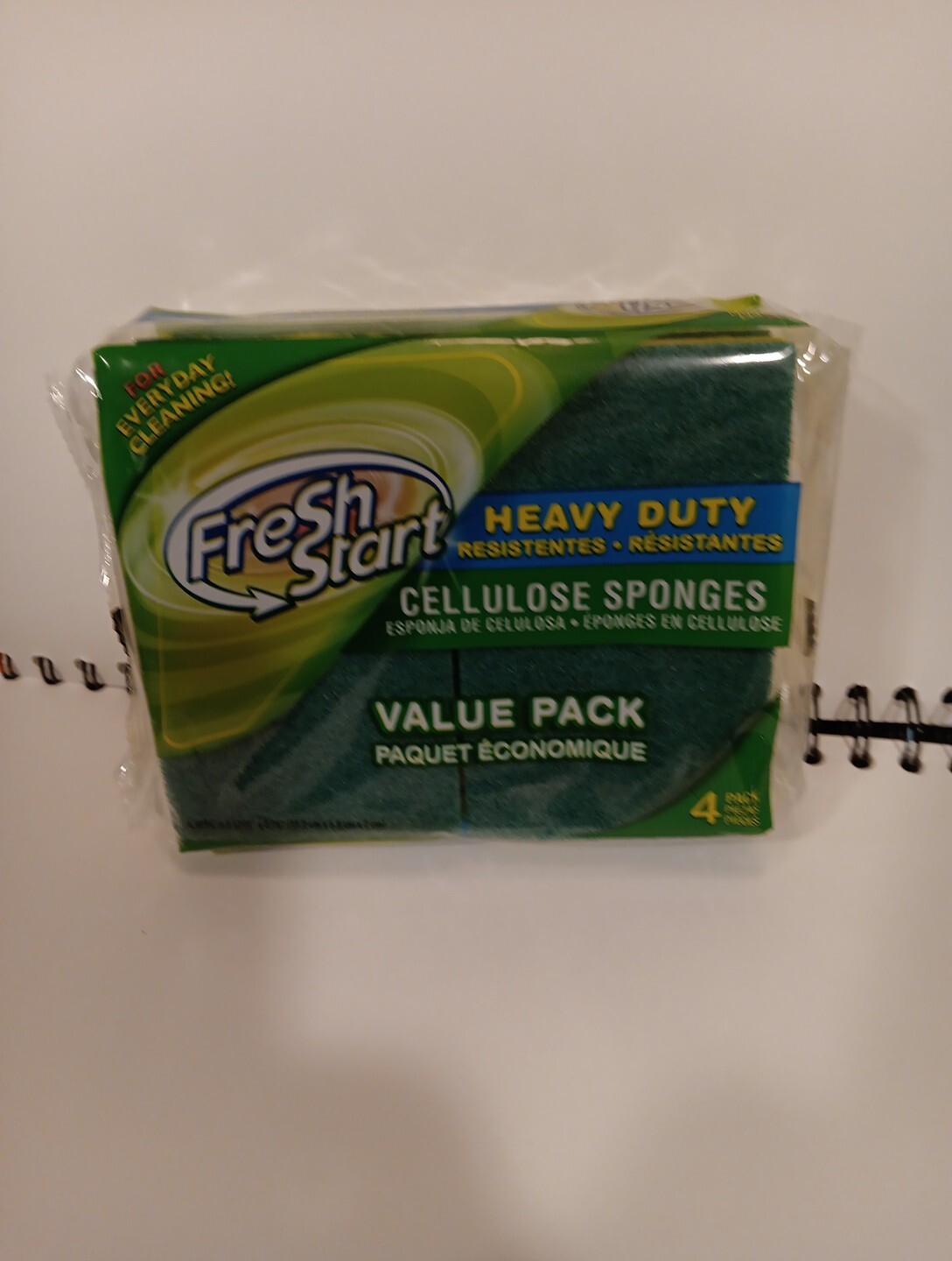 Sponges, Heavy duty cellulose sponges value 4 Pack, Great for all Tough Cleaning