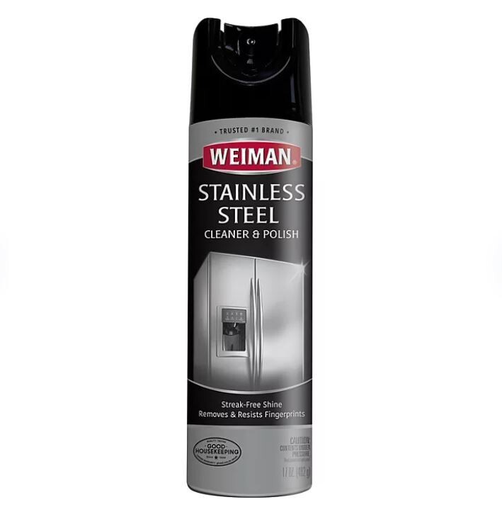 Weiman #1 Stainless Steel Kitchen and Home Appliance Cleaner & Polish 17oz 3pk