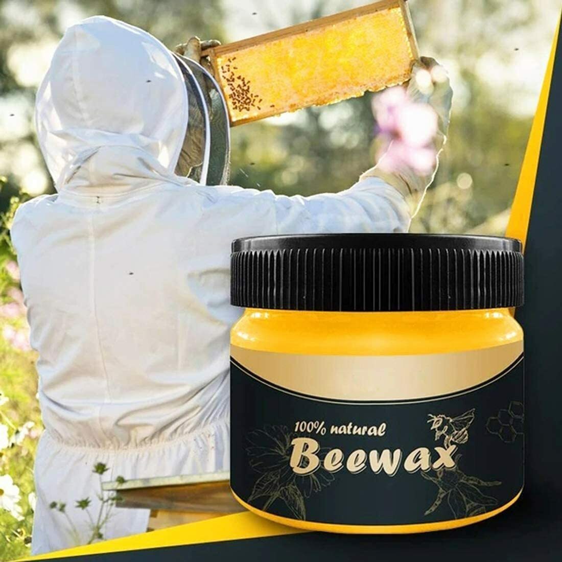 Wood Seasoning Beewax Natural Traditional Beeswax Polish Wood Furniture Cleaner