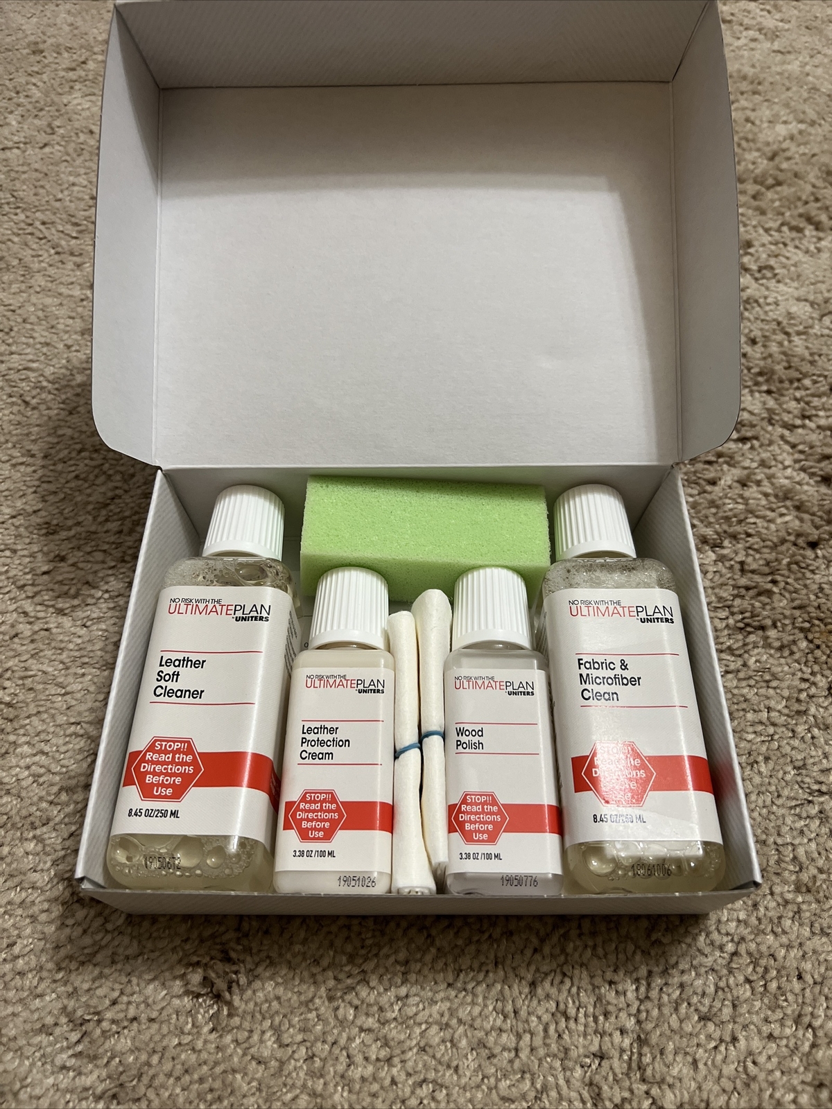 ULTIMATE PLAN UNITERS FURNITURE CLEANING KIT FABRIC LEATHER WOOD MICROFIBER