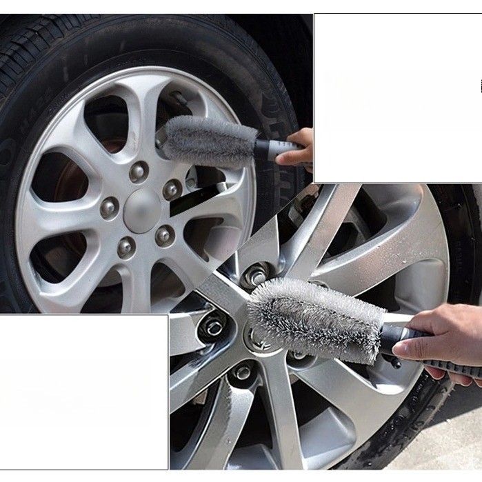 1pc Car Tire Cleaning Brush – Hub Cleaning Brush – Vehicle Cleaning Tool