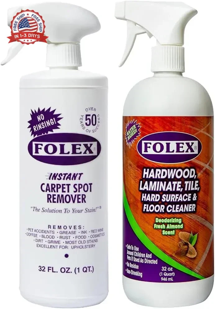 FOLEX Instant Carpet Spot Remover and Hardwood, Laminate, Tile & Floor Cleaner B