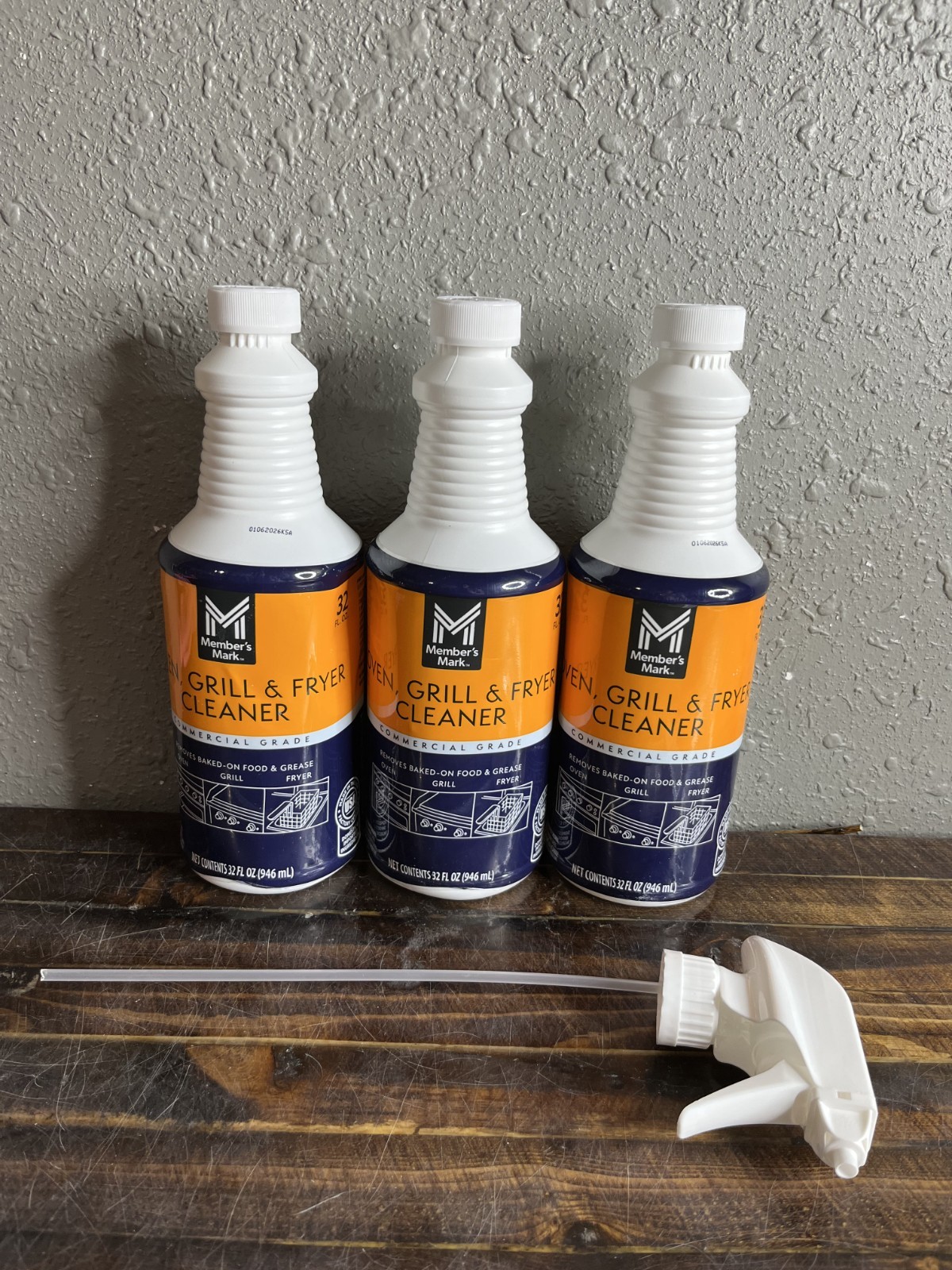 3 PACK Member’s Mark Grill and Fryer Cleaner 32 oz EACH