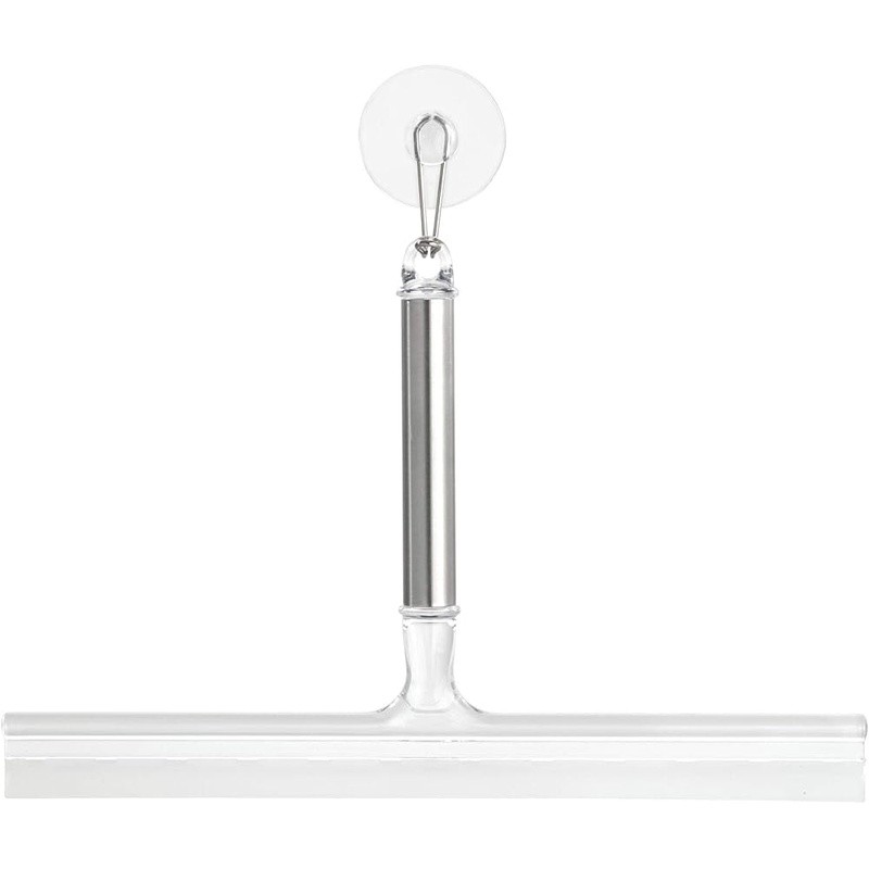 Versatile Shower Squeegee Glass Tiles Mirrors Windows Stainless Steel Handle New
