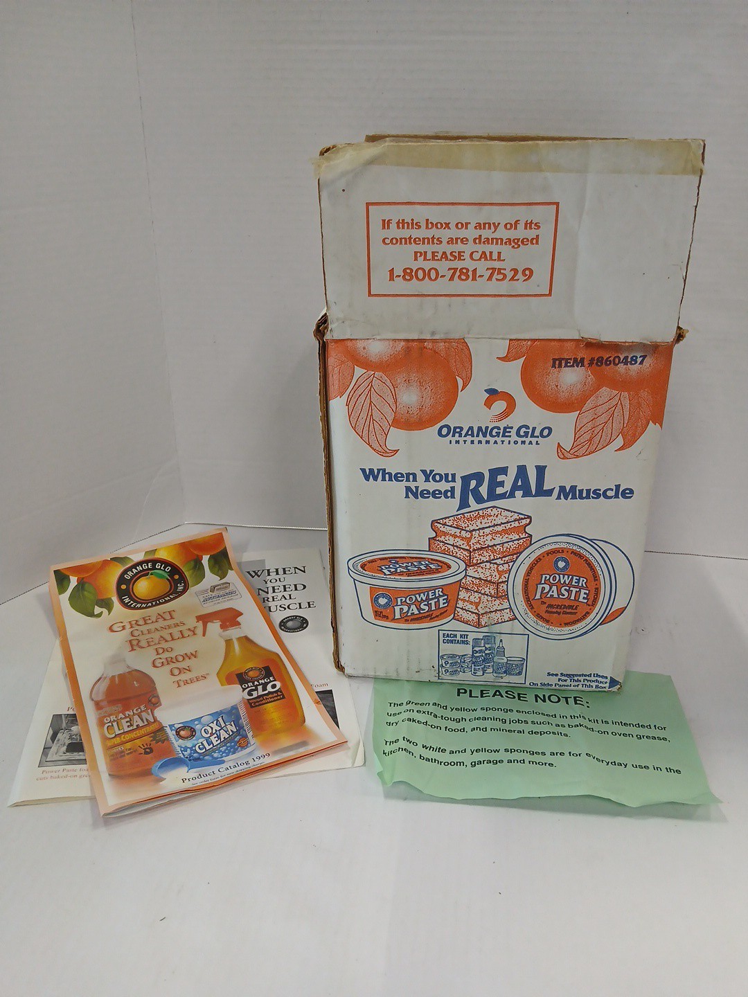 Orange Glo Power Paste Kit New Open Box