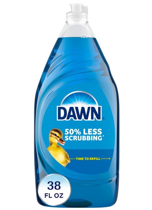 Dawn Dishwashing Liquid Dish Soap, Original Scent, 38 fl oz