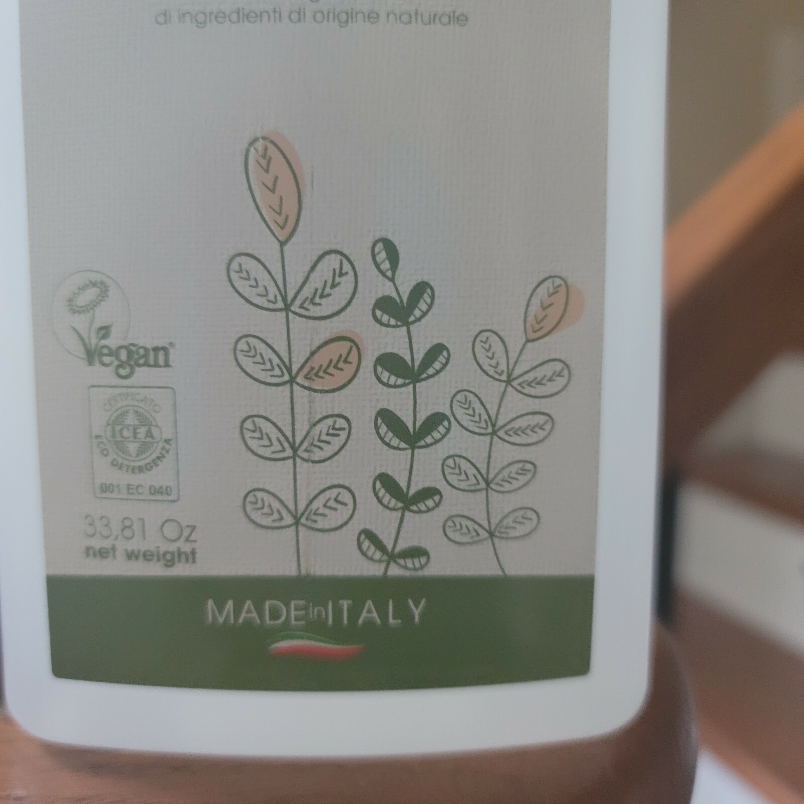Ecosi Floor Cleaning 33.81 oz Italy Vegan