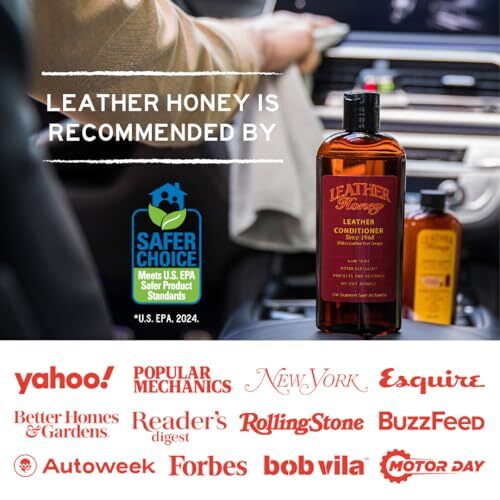 Leather Honey Leather Cleaner: Non-Toxic Leather Care Made in The USA Since