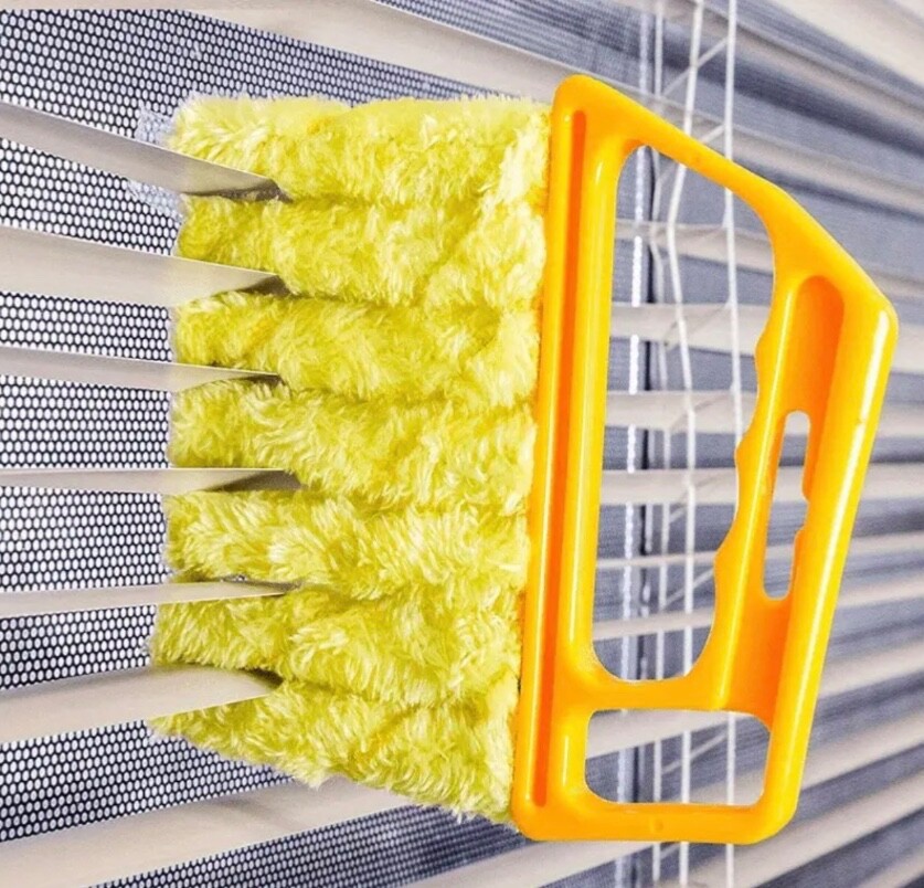 7 Slat Venetian Blind Cleaner Brush Duster Blinds Easy Cleaning Tools Washable