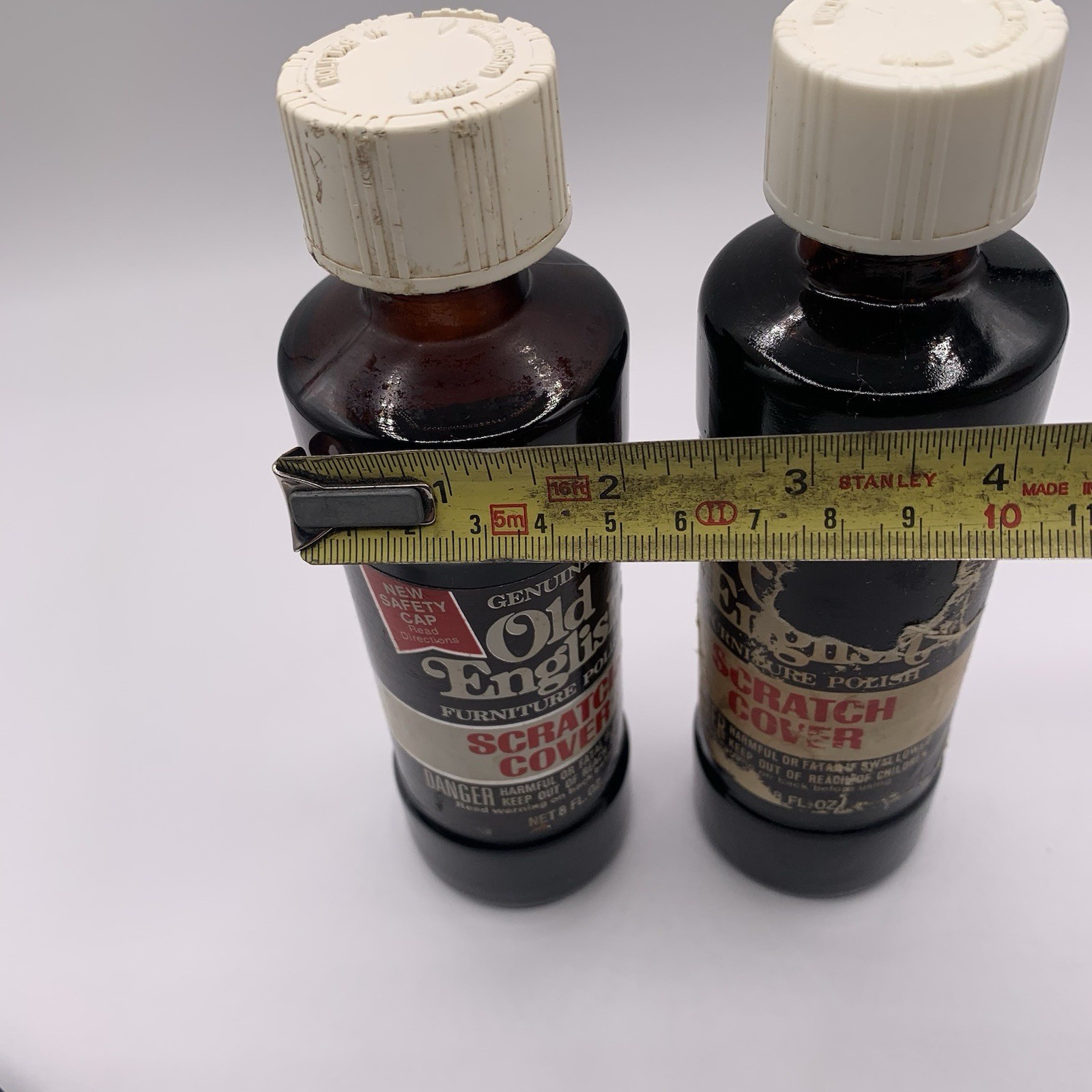 VTG Genuine Old English LOT Furniture Polish Scratch Cover Glass ONE FULL 1975