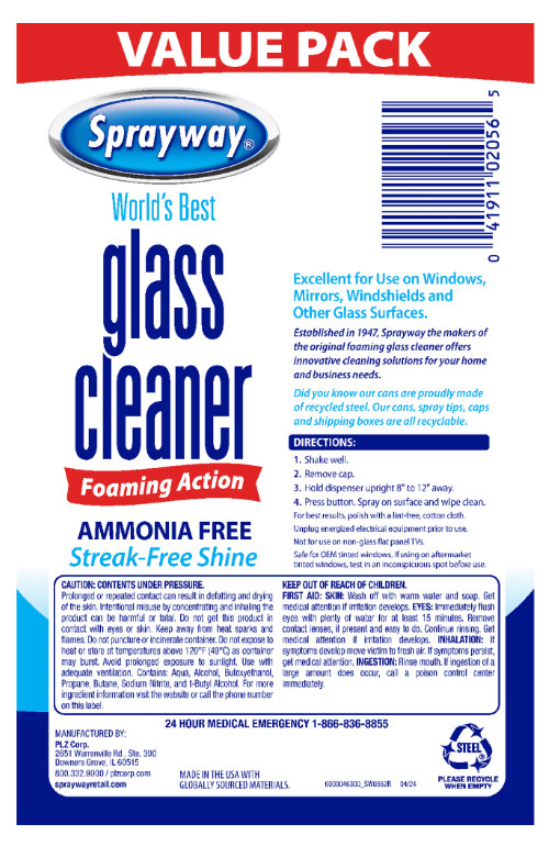 6 Pack Sprayway Glass Cleaner 23 oz Cans FAST Shipping CLEAN SHINE, FRESH SCENT