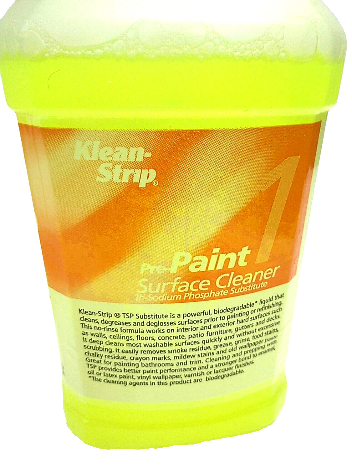 Klean Strip TSP Substitute Cleaner 32 oz Each 2 Bottles Prepaint Surface Cleaner