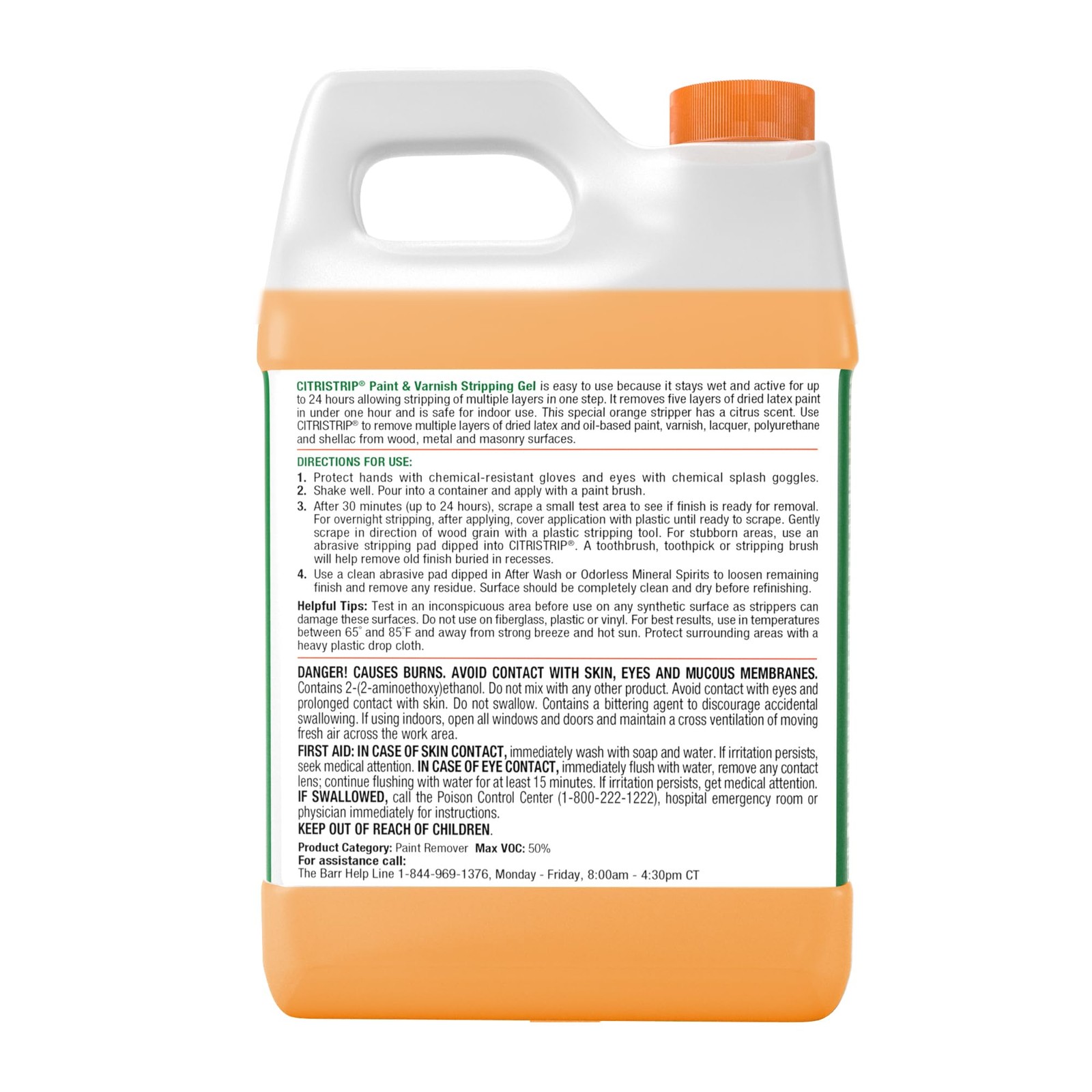 ® Stripping Gel, Citrus Stripper Paint Remover, 40 oz