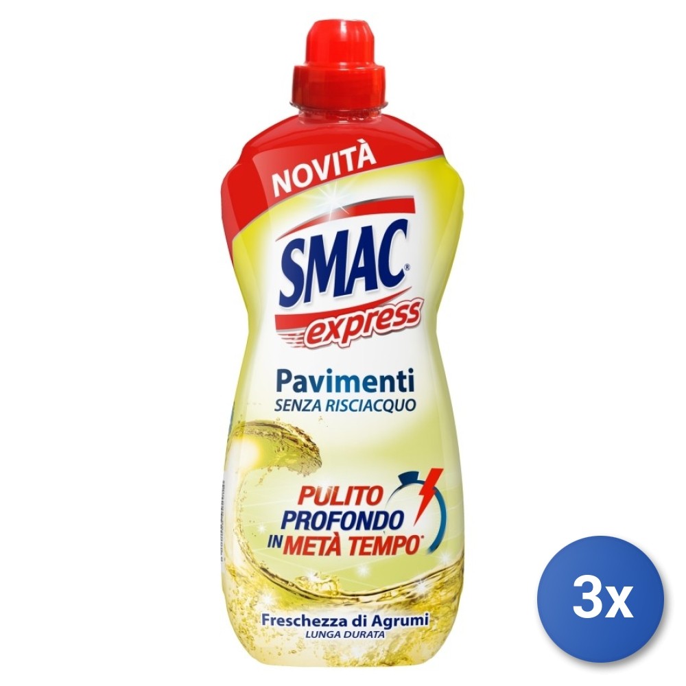 3X Smac Express Floors 1000 Ml. Citrus Freshness
