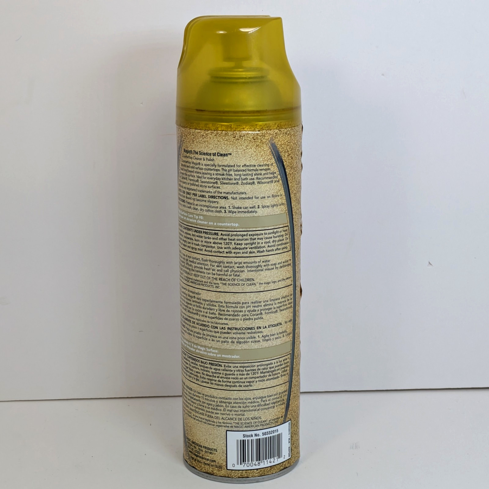 Countertop Magic Cleaner 17oz Aerosol USA Yellow Can Spray – 80% or more Full