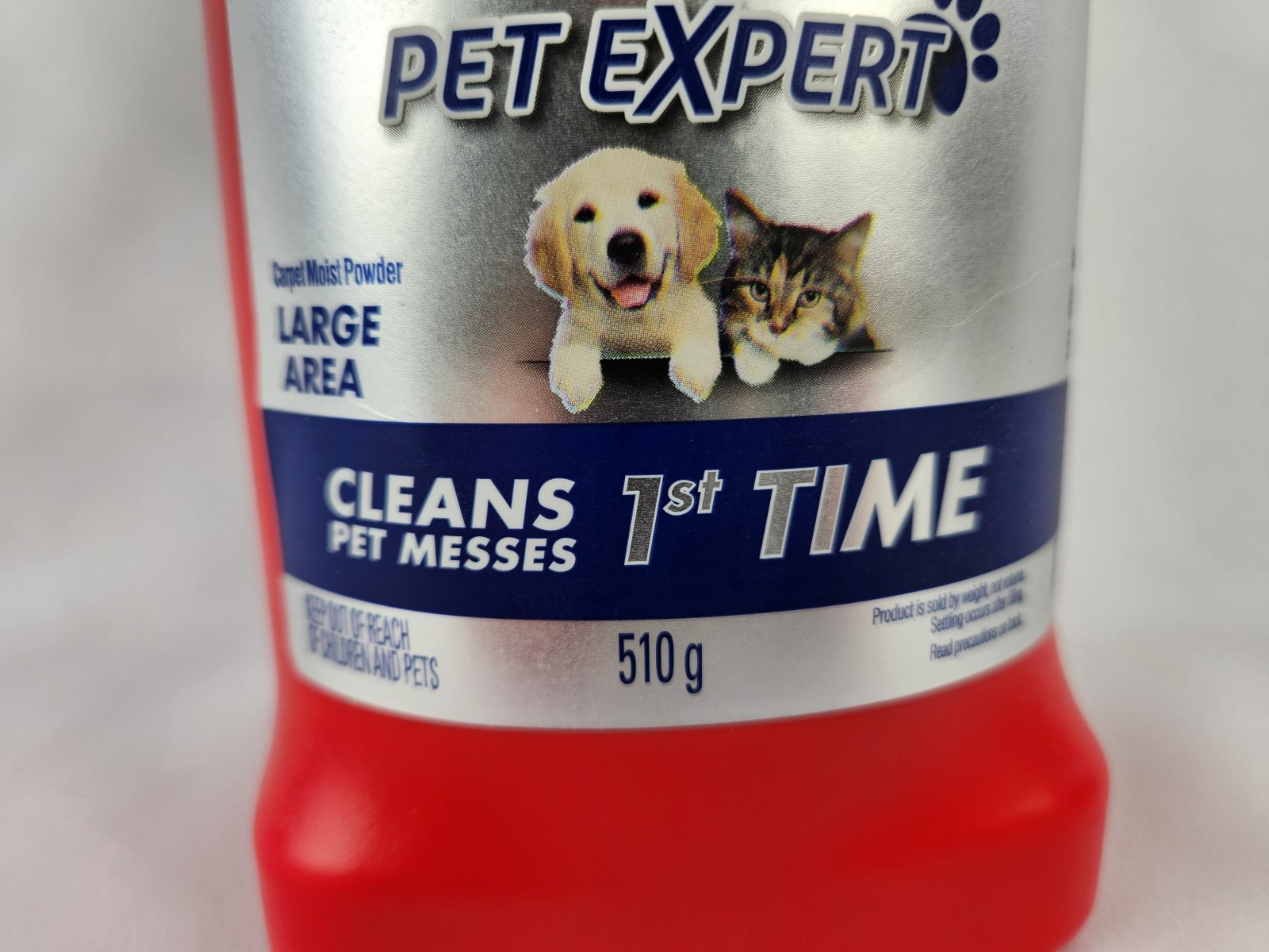 New Resolve Pet Expert Carpet Moist Powder Large Area 18 Oz Cleaner Dog Cat