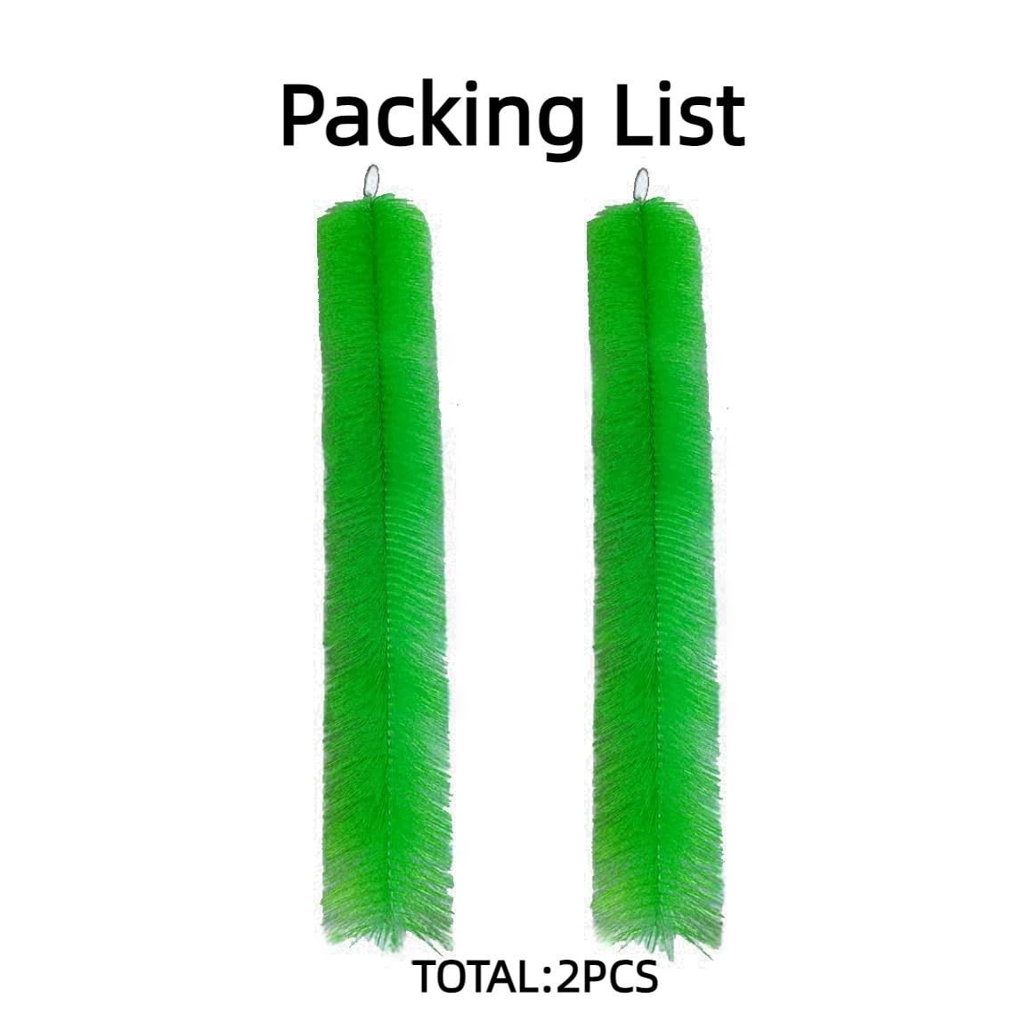 2Pcs Septic Tank Bristle Filter for 4 Inch Pipe，Long Barrel Brush Sewer Efflu…
