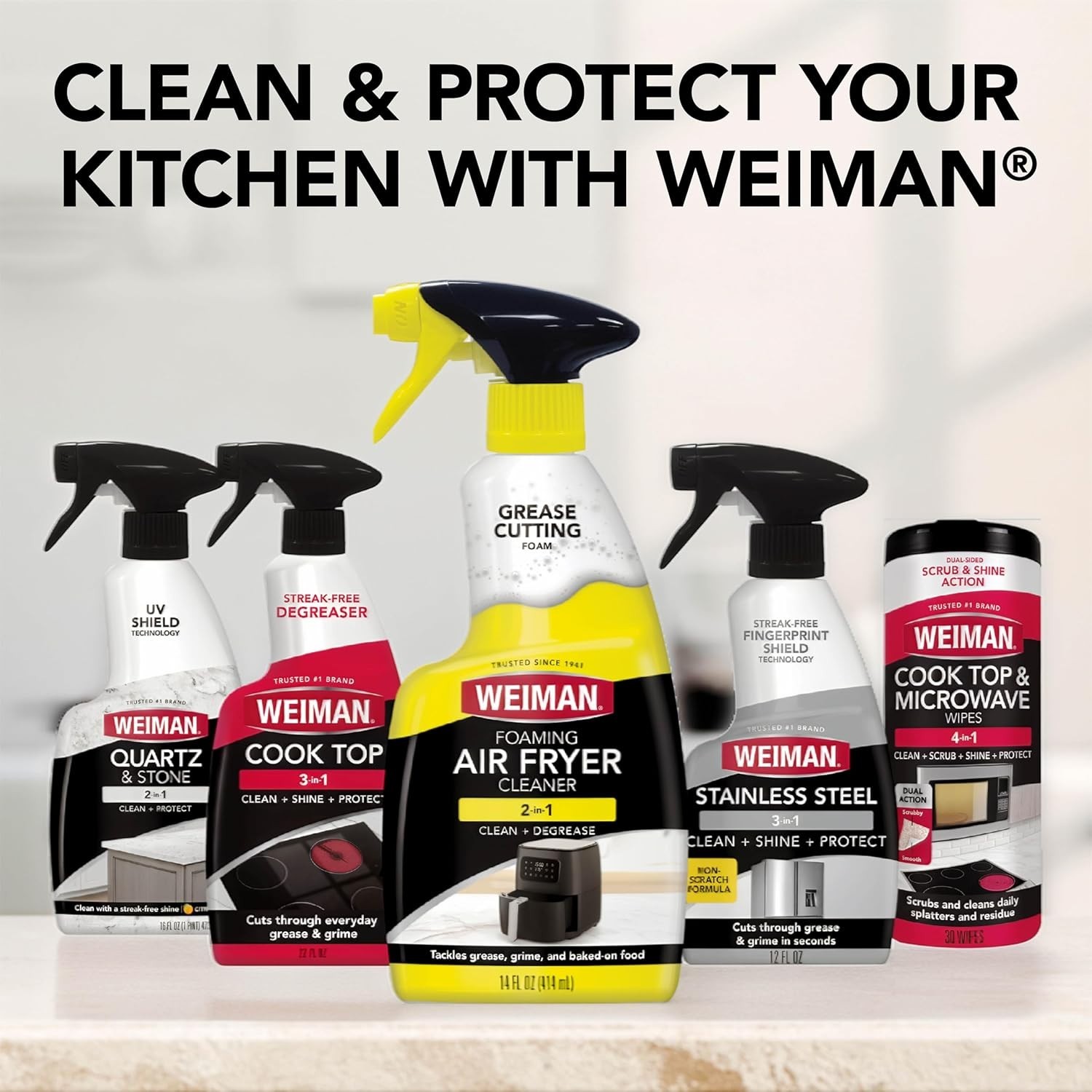Foaming Air Fryer Cleaning Kit, Cleaner & Degreaser for Ceramic Baskets & Tra…