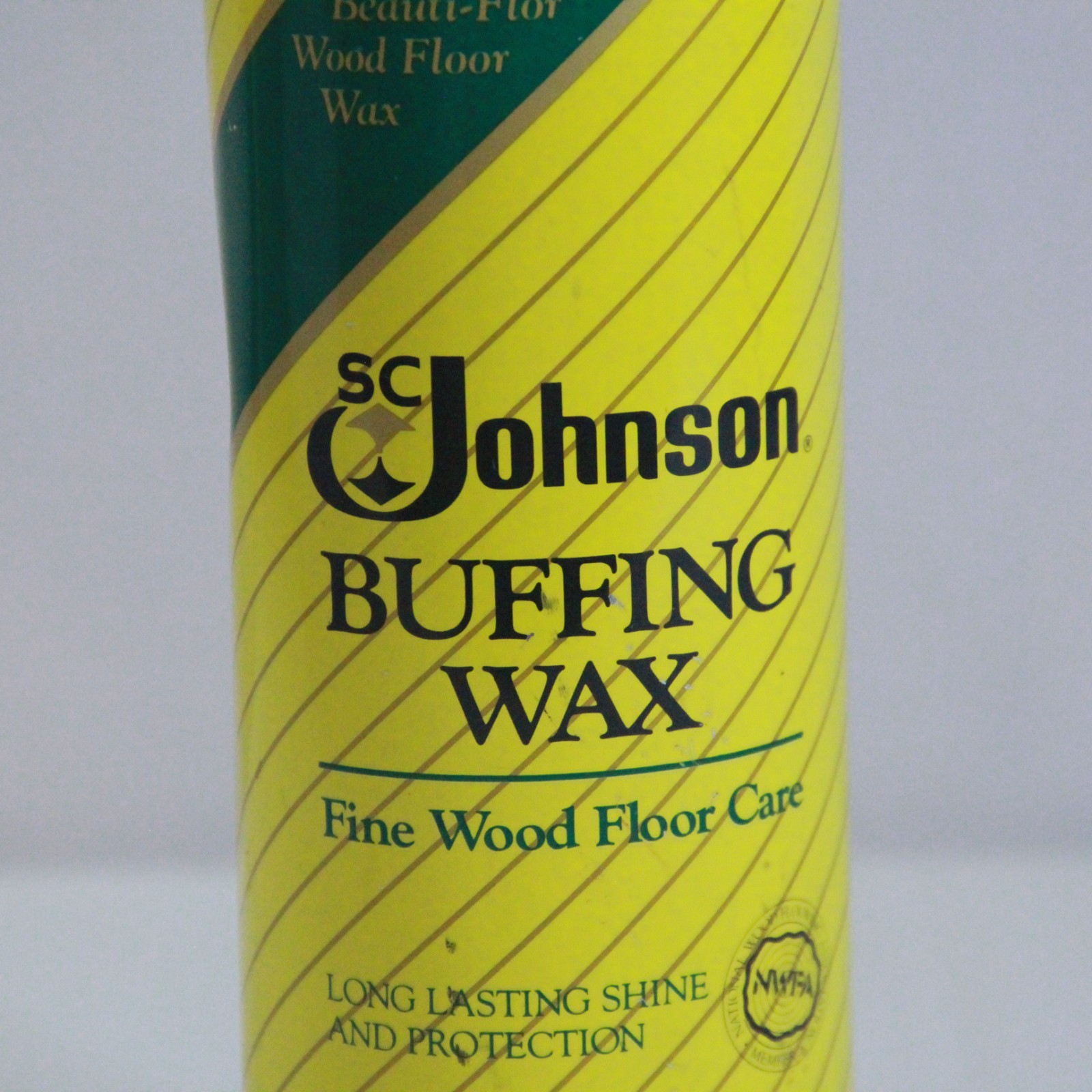 SC Johnson Buffing Wax Fine Wood Floor Care 22 fl oz Partially Used, Mostly Full