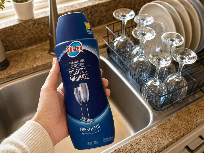 Glisten Dishwasher Detergent Booster & Freshener 28oz Each – PACK OF 1