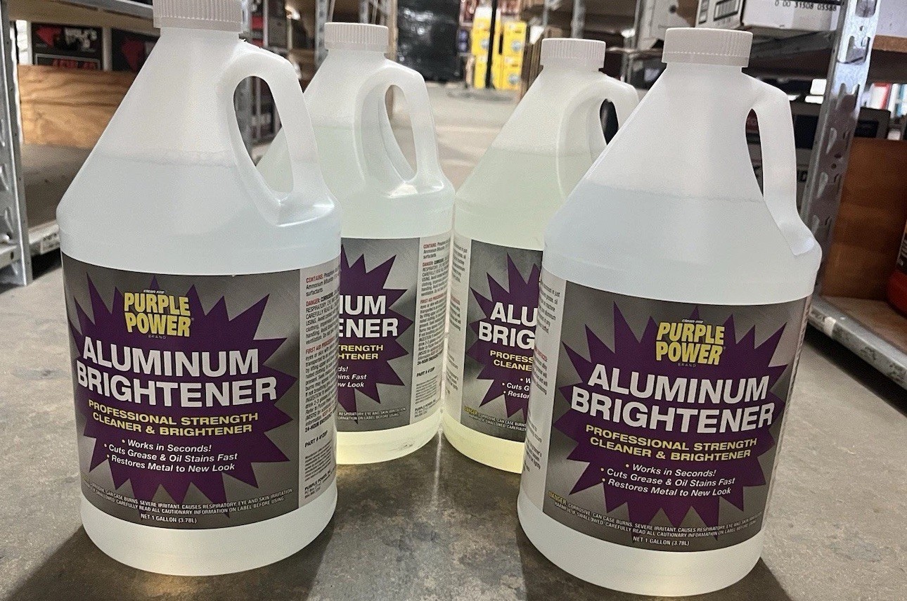 4120P Purple Power Aluminum Brightener Professional Strength Cleaner 4 GAL CoN