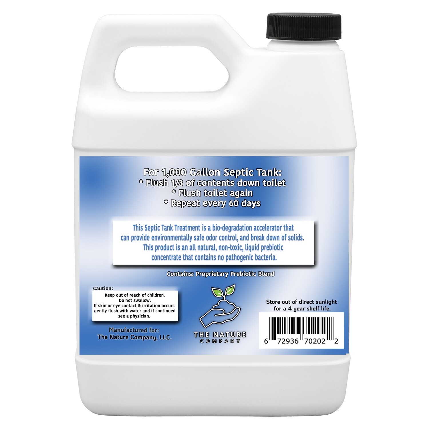 2 pack ( 1 Year Treatment) – All Natural, Septic Tank Treatment!! MADE IN USA!!