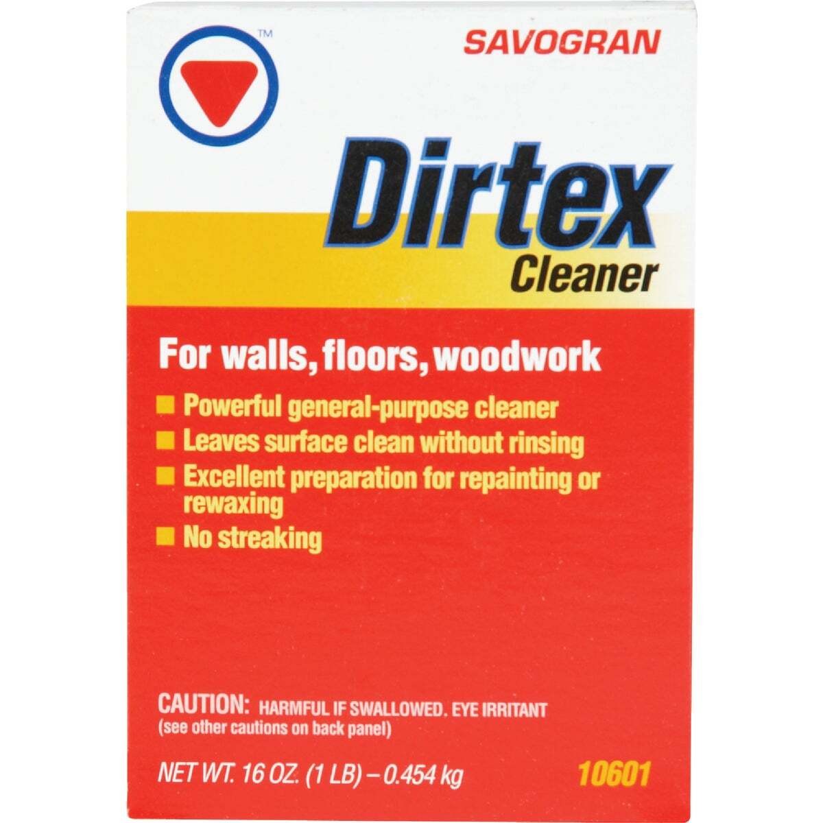 Dirtex 10601 Cleaner, 1 lb Box, Solid, Orange