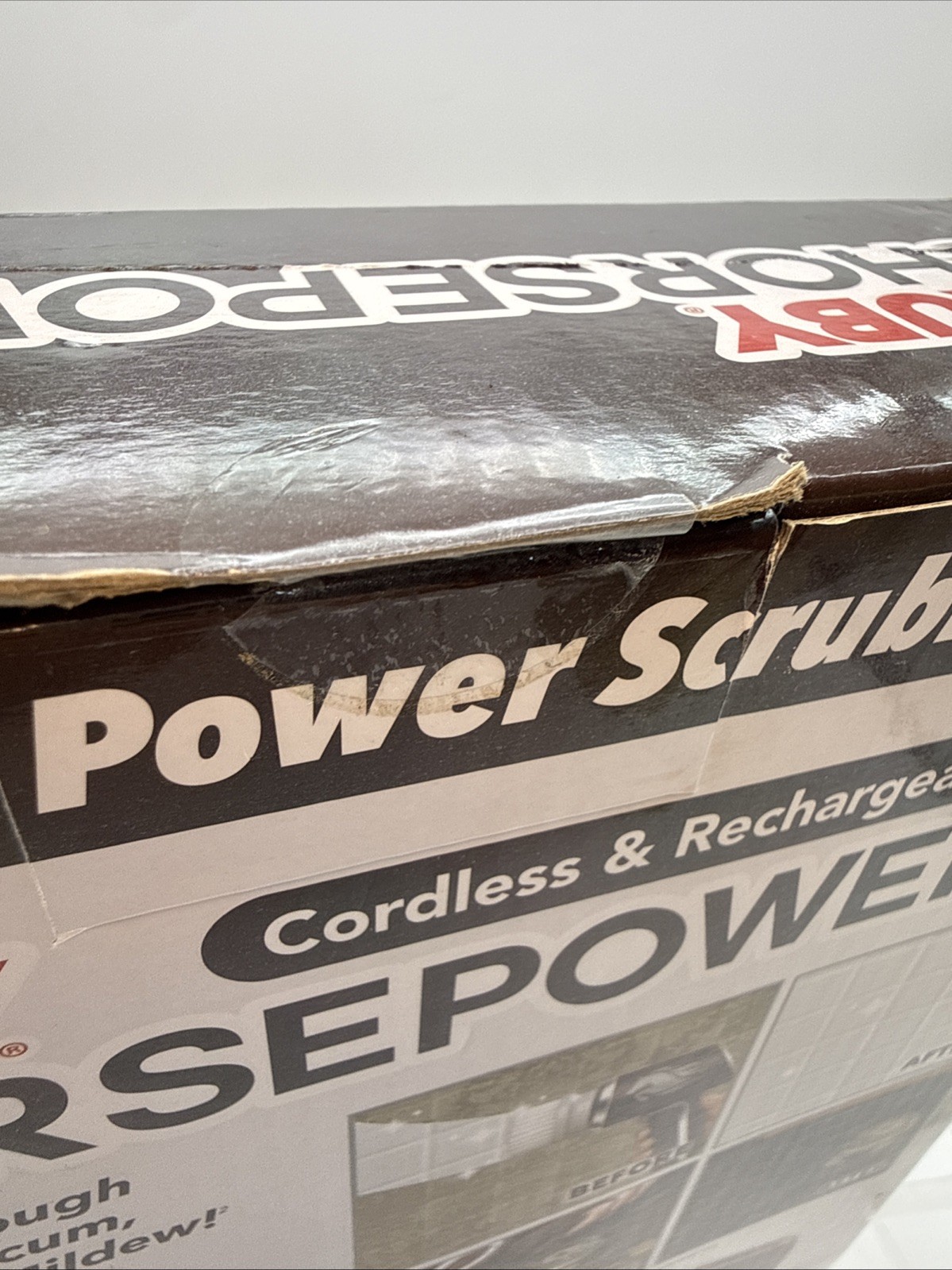 Ruby Horsepower Cordless Rechargeable Handheld Portable Power Scrubber NEW!