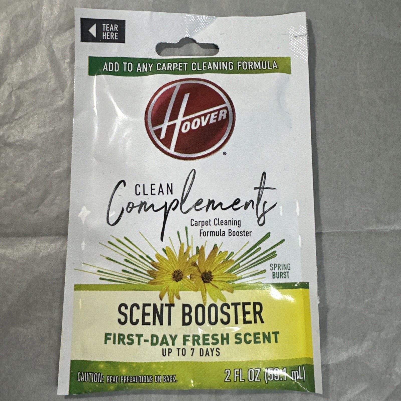 Hoover Carpet Cleaner Formula Cleaning Booster Spring Burst Pack 2oz Lot of 2