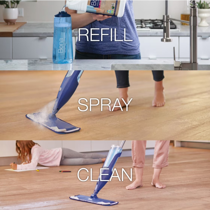 Hardwood Floor Cleaner Refill – 128 fl oz 128 Fl Oz (Pack of 1),