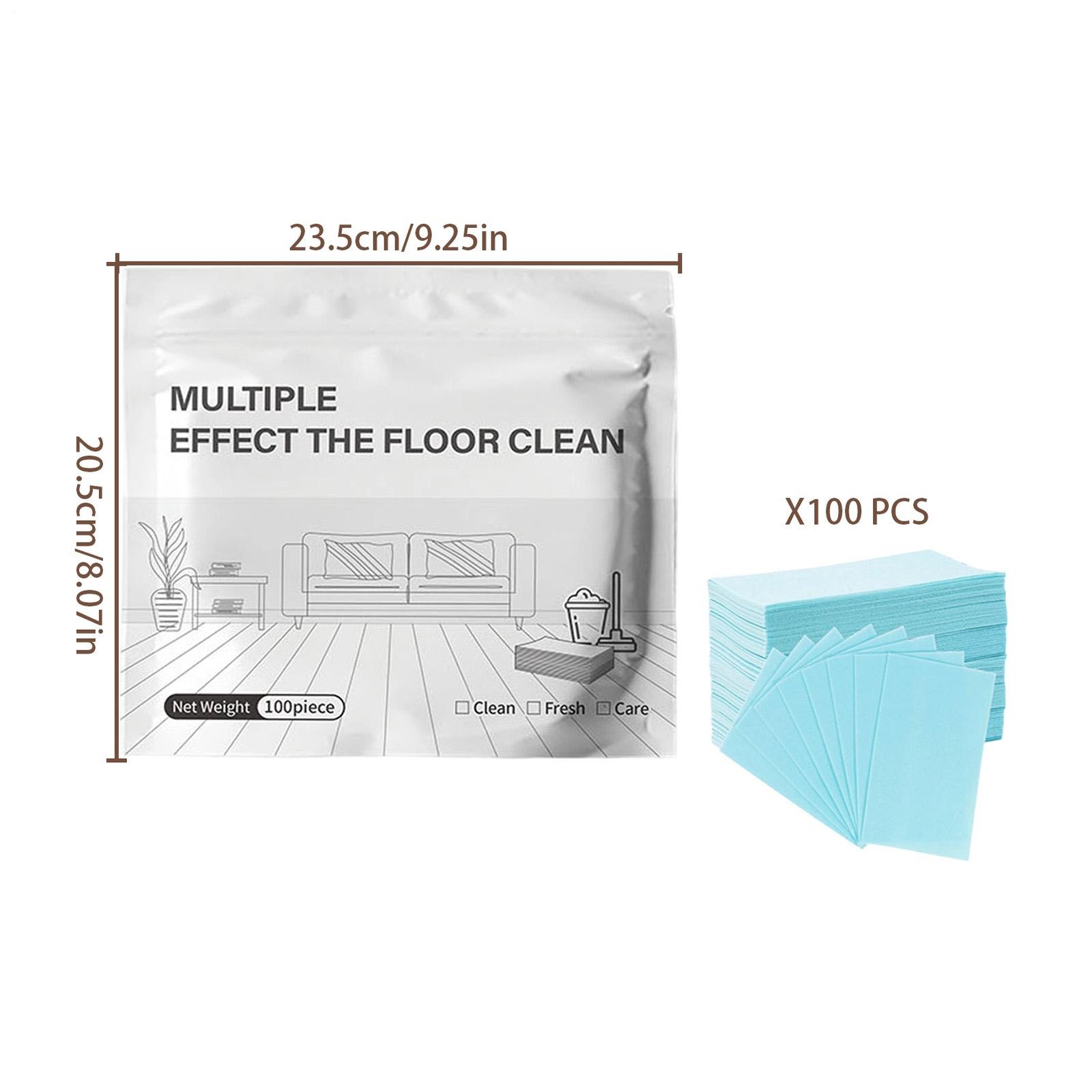 100pcs Multi-Floor Cleaning Tablets,Multiple Effect the floors Clean
