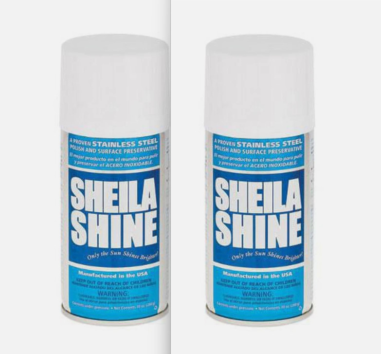 Sheila Shine 10 Oz. Low VOC Stainless Steel Cleaner, Polish & Surface-2 PK