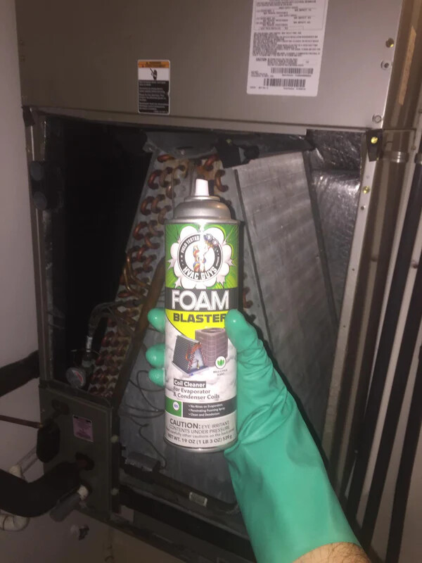 HVAC Guys Foam Blaster – Coil Cleaner & Deodorizer for HVAC & Automotive Filters