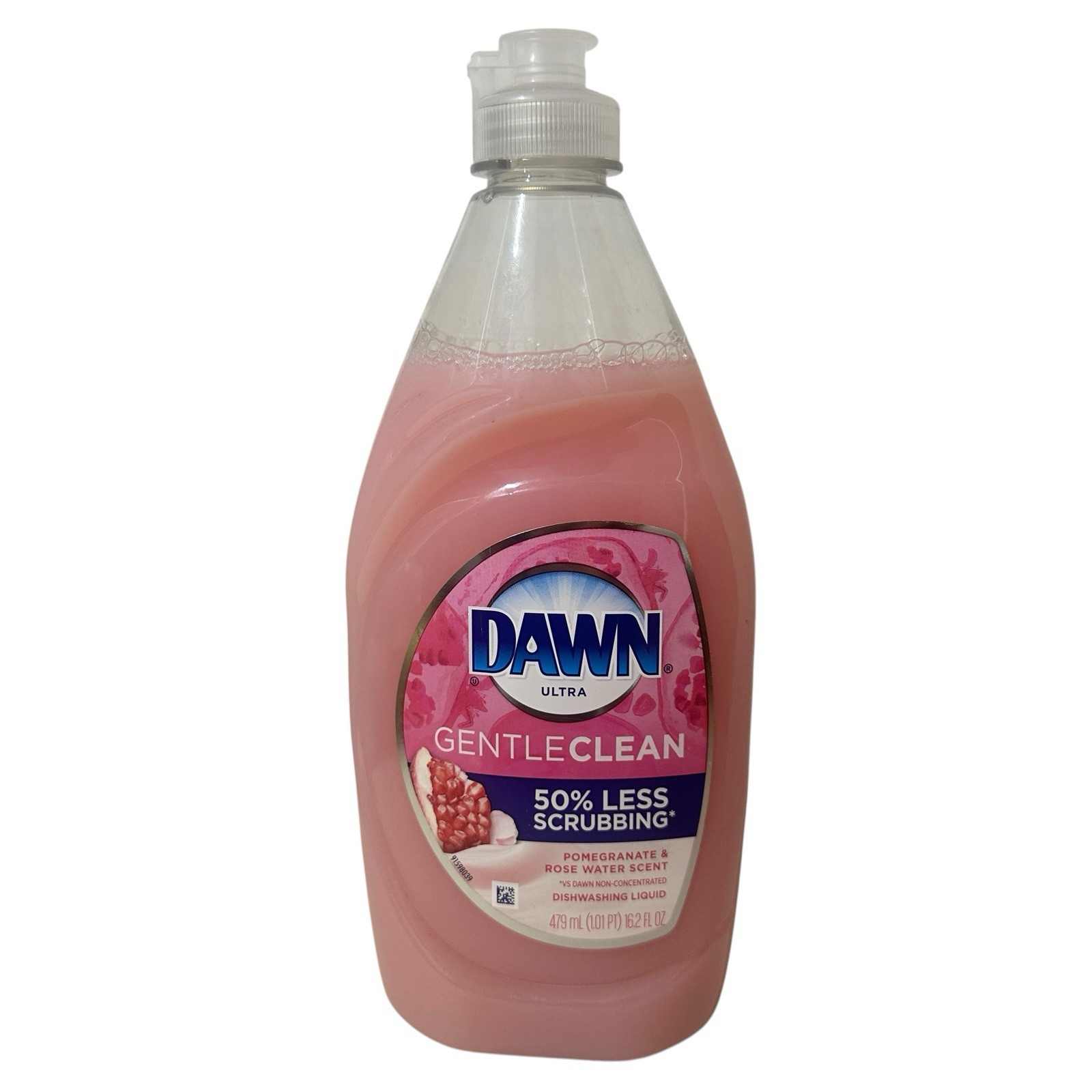 Dawn Gentle Clean Dishwashing Liquid Pomegranate & Rose Water Scent 16.2 oz NEW