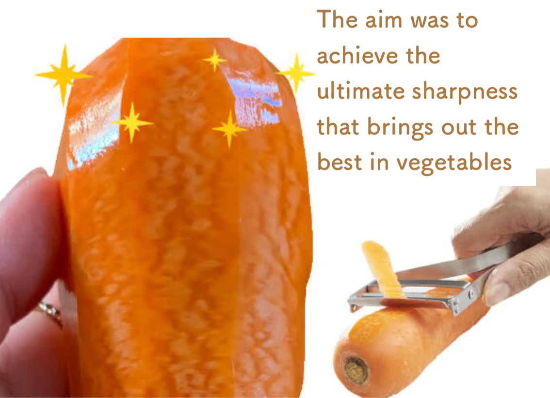 Peeler with the ultimate sharpness Loved by chefs Right-handed Made in Japanese