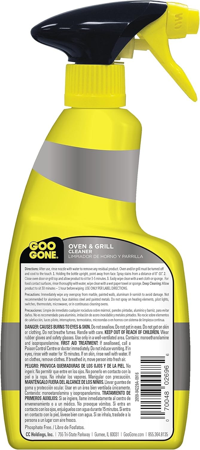 Oven & Grill Cleaner, 14 Oz Heavy-Duty Grease and Food Residue Remover