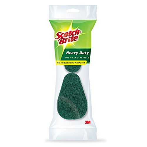 Scotch-Brite Dishwand Heavy-Duty Sponge Refill, 2 Count in a Pack