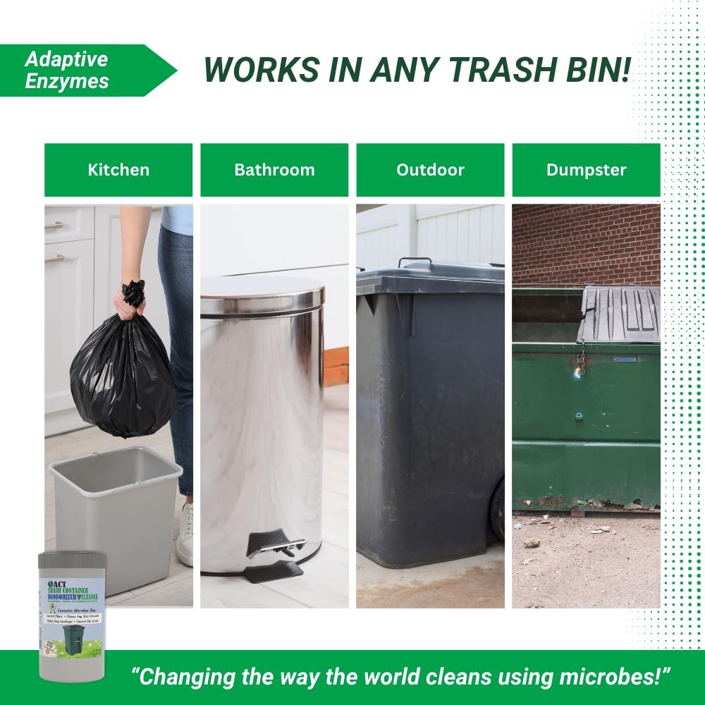Trash Deodorizer and Cleaner | Eliminates Odors Controls Garbage Sludge | for…