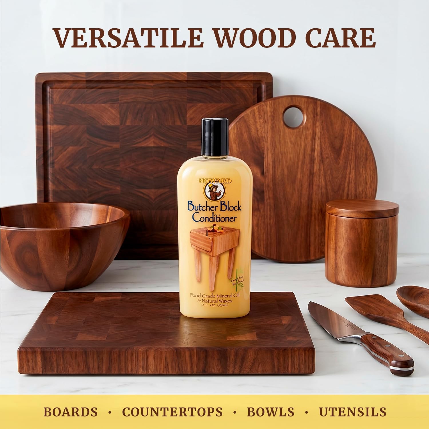 Products Butcher Block Conditioner and Food Grade Mineral Oil for Wood Cuttin…